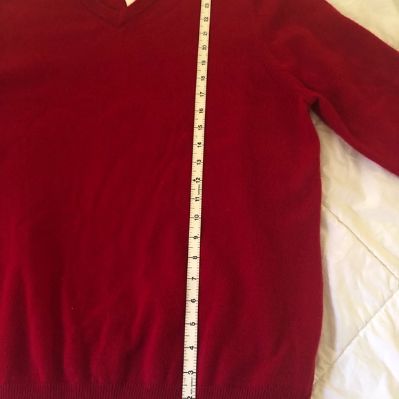 APT.9 100% Red Cashmere Sweater - Picture 5 of 9